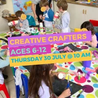 Creative Crafters (Ages 6-12) Thursday July 30th - 10am – Image 1