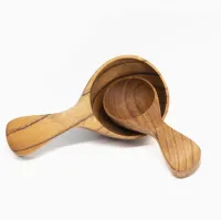 Teak Wood Powder and Spice Serving Spoon - Jumbo – Image 1
