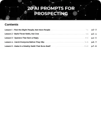 📈 The Prospecting Playbook – Image 5