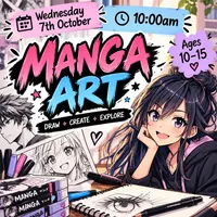 0710 Manga and Anime art drawing – Image 1