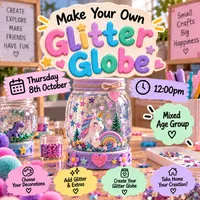 0810 Make your own Glitter Globe – Image 1
