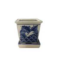 Premium Porcelain bonsai pot GM3704 4.5" 30 per case – Image 3