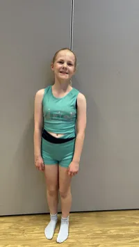NEW: Turquoise crossover shorts – Image 1