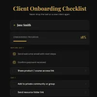 Client Onboarding Checklist – Personal Use Only