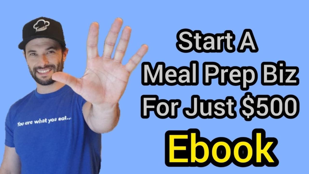 Ebook "How to Start A Meal Prep Biz for $500" – Image 1