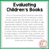 Evaluating A Children's Book | Child Development | Family and Consumer Sciences – Image 1