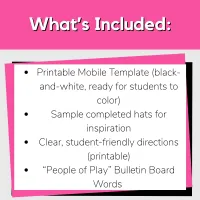Back to School Ice Breaker Crib Mobile All About Me | FCS | Child Development – Image 4