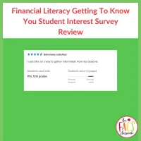 Back to School Financial Literacy Interest Survey Print and Digital | FCS – Image 5