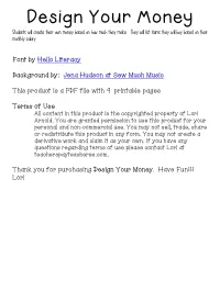 Design Your Own Money Activity | Financial Literacy & Creative Thinking – Image 2