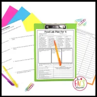 No Prep Foods Lab Planning for 4 Evaluation Sheet for High School FCS – Image 4