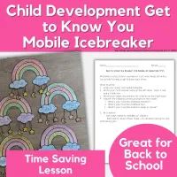 Back to School Ice Breaker Crib Mobile All About Me | FCS | Child Development – Image 2