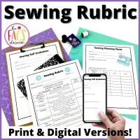 Hand or Machine Sewing Project Rubric | FCS | Family and Consumer Sciences – Image 3