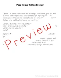 Build a Peep House Project | Easter & Spring Activity | FCS | Food | Life Skills – Image 3