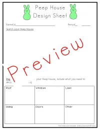 Build a Peep House Project | Easter & Spring Activity | FCS | Food | Life Skills – Image 6