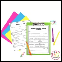 No Prep Foods Lab Planning for 4 Evaluation Sheet for High School FCS – Image 3