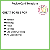 Recipe Template | Recipe Writing | Print and Digital | FCS – Image 6