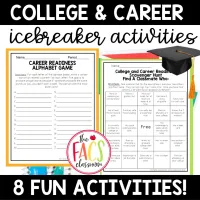 Back to School Career Exploration Ice Breakers Activites | Life Skills | FCS – Image 2