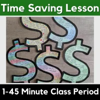 Back to School Ice Breaker Dollar Sign All About Me | FCS | Financial Literacy – Image 1