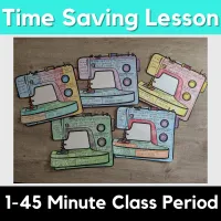 Back to School Ice Breaker Sewing Machine All About Me | FCS | Sewing – Image 1
