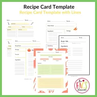 Recipe Template | Recipe Writing | Print and Digital | FCS – Image 2