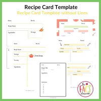 Recipe Template | Recipe Writing | Print and Digital | FCS – Image 4