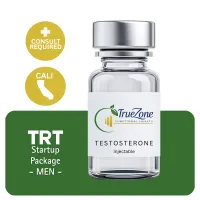 TRT CALI Men's Startup Package 60 days (Consult, Labs, Cypionate 200mg/mL 10mL + Anastrozole 24×1mg) – Image 1