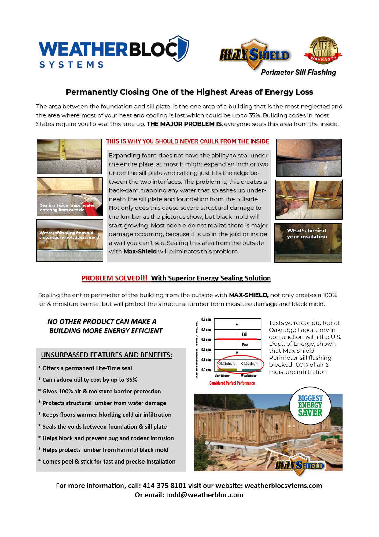 Max-Shield Perimeter Sill Flashing – Image 2