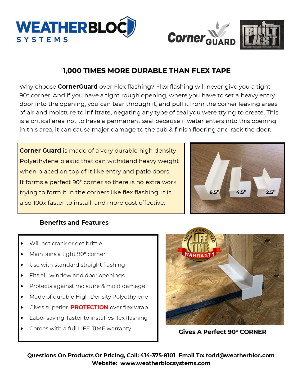 Corner Guard Window & Door – Image 2