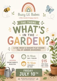 BUSSELTON Messy sensory play at Origins Market 10th July  – Image 1