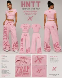 *PRE-ORDER* HNTT Women's Pink Fleece Set – Image 1