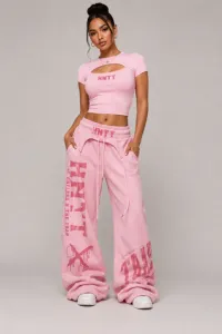 *PRE-ORDER* HNTT Women's Pink Fleece Set – Image 4