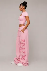 *PRE-ORDER* HNTT Women's Pink Fleece Set – Image 3