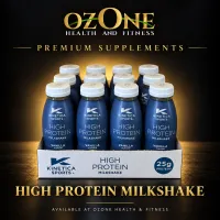 Kinetica High Protein Milkshake — Box of 12 – Vanilla