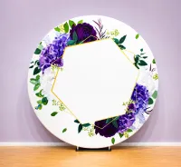 Circle Backdrops – Wood White