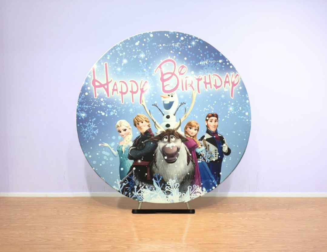 Circle Backdrops – Frozen