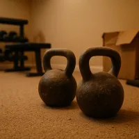 Dumbbells / Kettlebells (pair) – Gym Equipment, Inside the Home
