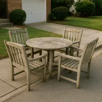 Patio Furniture Set – Yard & Outdoor, Easy Access (Garage / Driveway / Curb)