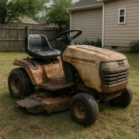 Lawnmower (Riding) – Yard & Outdoor, Behind the House