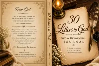 30 Letters to God — 30-Day Devotional Journal – Image 1