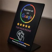 Premium Google Review Counter Stand – Image 1