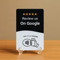 Mini Pocket Google Review Card – Image 1