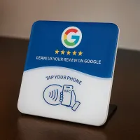 Classic Square Google Review Tap Card – Image 1