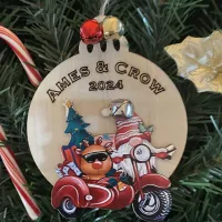 Christmas Trucks Ornaments – Sidecar, White