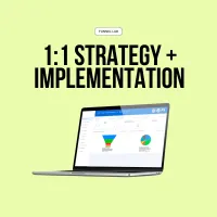 1:1 Strategy + Implentation – Image 1