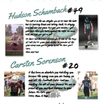 Senior Shout Out Game Day Program Full Page – Image 1