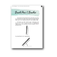 Brush Calligraphy Workbook – Image 2
