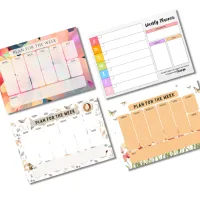 Weekly Planner Notepad – Image 1