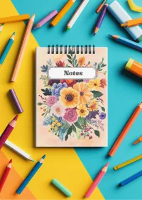 Floral Notebooks – Set of 4 Designs – Image 2