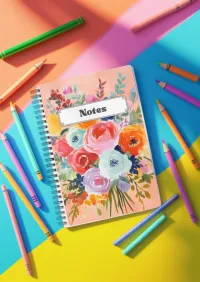Floral Notebooks – Set of 4 Designs – Image 5