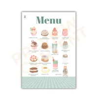 Café Pretend Playset – 2 Themes (Pink & Teal) – Image 3